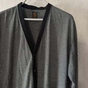 BATONER 바토너 울 하이 게이지 마이크로 보더 가디건