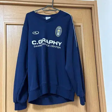 codegraphy 네이비 V넥 트레이닝복