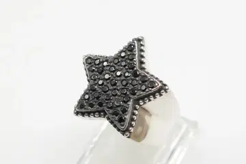 새상품 미사용 19호 291295옴 스타 반지 지르코니아 블랙 반지