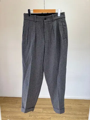 haversack 하버색 하운드투스 체크 슬랙스 팬츠