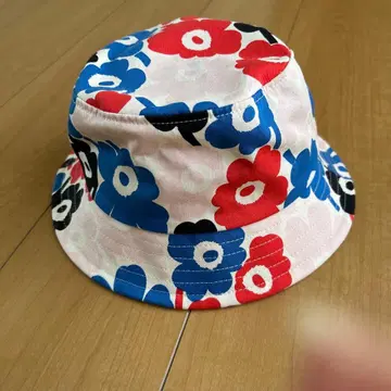 marimekko 플라워 프린트 버킷 햇