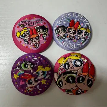 파워퍼프걸 자수 배지