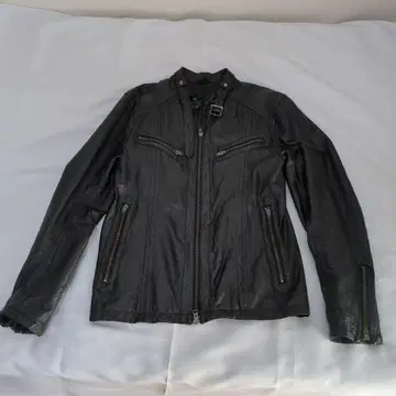 잭로즈 피그먼트 싱글 라이더 자켓 블랙 돈피