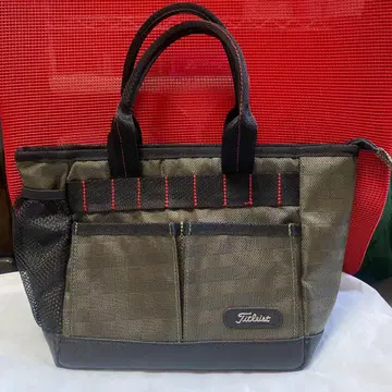 TITLEIST 타이틀리스트 카키 라운드 토트백