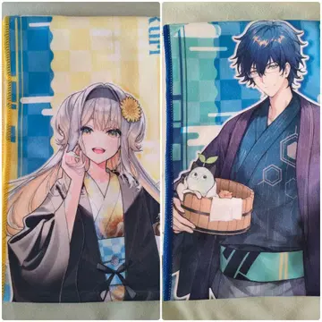 니지산지 극락탕 시오리바 루리 레오스 머플러 타월