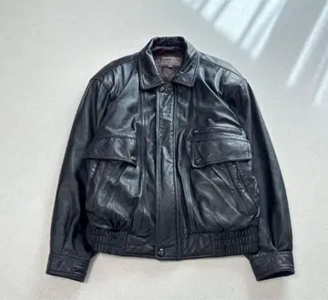 빈티지 레더 봄버 재킷 A2 천연 가죽 쇼트 기장