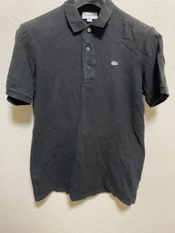 LACOSTE 블랙 피케 셔츠 M 사이즈