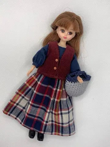 22cm 인형 리카짱 의류 원피스 코디 3종 세트
