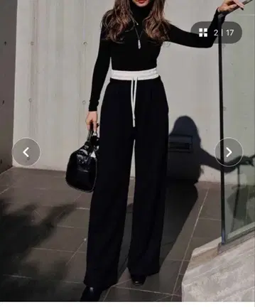 레이어드 와이드 팬츠 에스 트레저 팬츠 F 맨투맨 소재