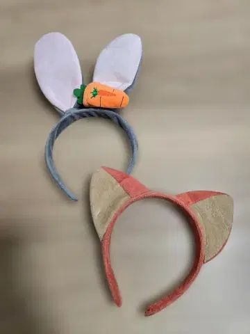 주토피아 닉 주디 홉스 머리띠