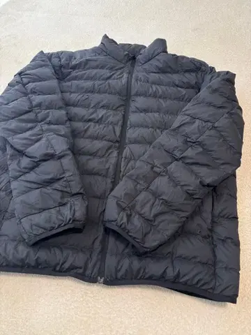 유니클로 UNIQLO 라이트 다운 자켓 남성용 XL 블랙