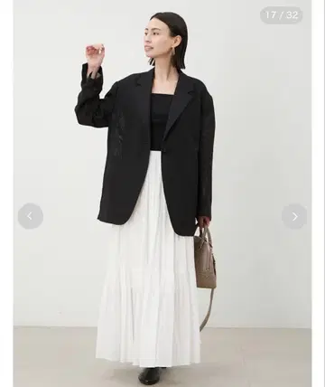 맥시 길이 볼륨 캉캉 스커트 미라 오웬