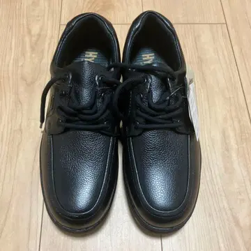 HYDRO-TECH 블랙 가죽 신발