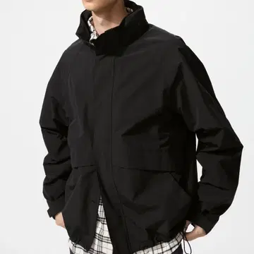 UNIQLO 윈드프루프 스탠다드 블루종