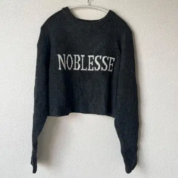 아푸와이저 리셰 로고스 니트 숏 기장