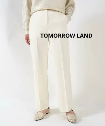 투모로우랜드 컬렉션 팬츠 화이트 사이즈 34