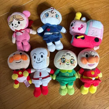 호빵맨 봉제 인형 세트