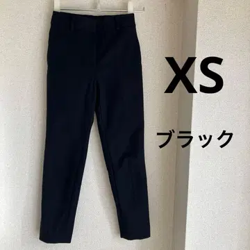 PLST 플라스테 PS 스틱 팬츠 (코튼 블렌드 블랙 XS)