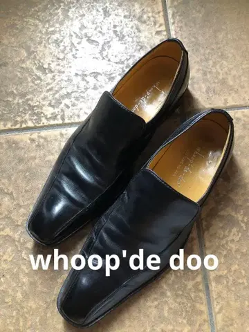 whoop'de doo 블랙 비즈니스 슈즈 사이즈 41 25.5cm