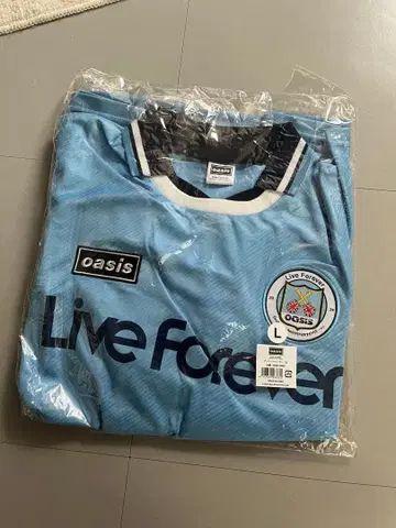 Oasis 오아시스 30주년 특별전 풋볼 셔츠 L 새상품 미사용