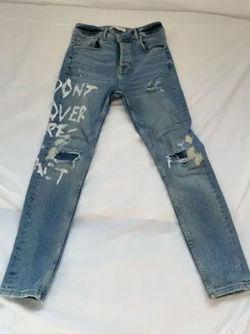 ZARA 페인트 데님 EUR40 USA31