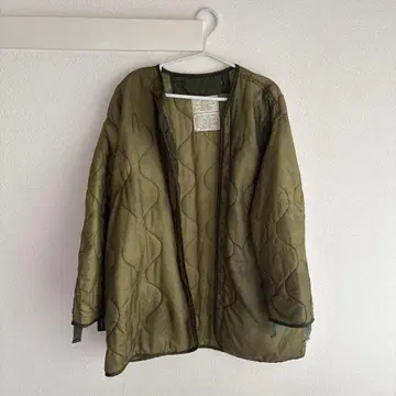 밀리터리 퀼팅 코트