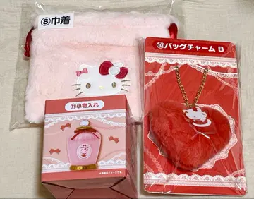 [ 초중대박 세트 ] 당첨 복권 헬로키티 파우치 백참 세트