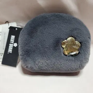 MARY QUANT 그레이 퍼 파우치