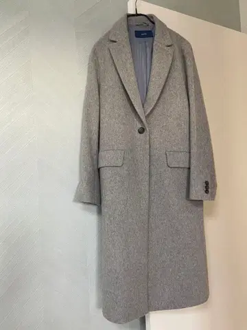 ships 36 그레이 울 혼방 체스터 코트