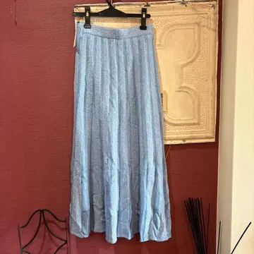 MOUSSY 스카이블루 플레어 스커트 m 사이즈 택 포함 새상품