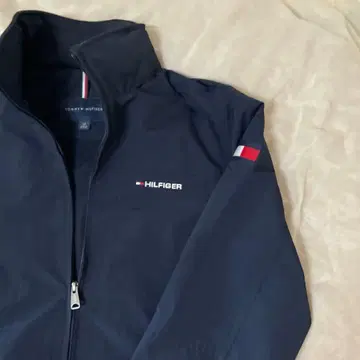 HILFIGER 네이비 나일론 자켓