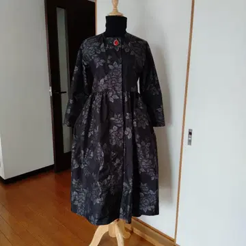 기모노 리메이크 코트 원피스 오시마 명주