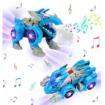 [ 변형 공룡 카 ] 블루 전동 리모컨으로 멋진 완구