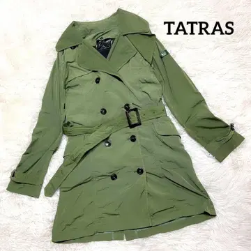 레어 TATRAS 타트라스 라이너 트렌치코트 벨트 로고