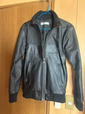 싱글 가죽 자켓 라무 가죽 M 사이즈