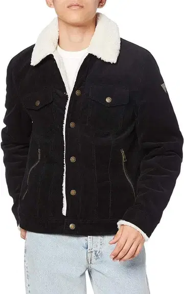 GUESS(게스) 코듀로이 보아 자켓