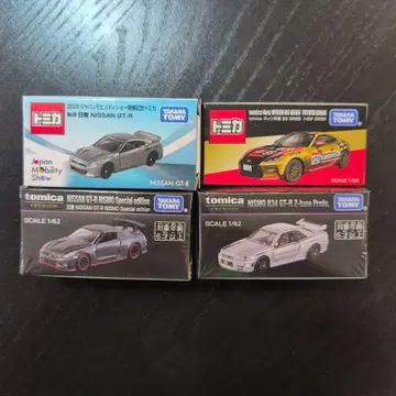 토미카 재팬 모빌리티 쇼 GT-R 3대 세트 + tomica GR86