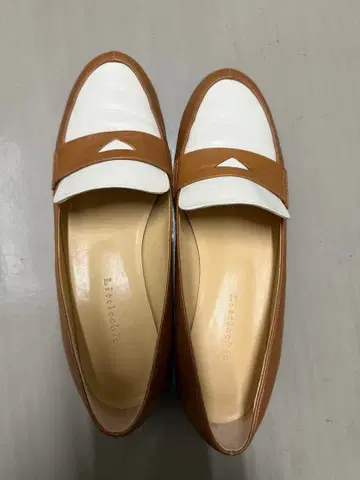 브라운/화이트 로퍼