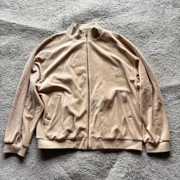 [ 미중고 ] NSN 하트 올 패턴 벨로아 트랙탑