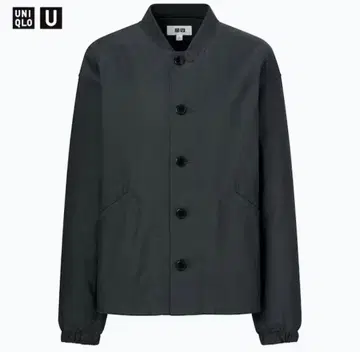 새상품 유니클로 U 리브 블루종 다크 그레이 L 사이즈