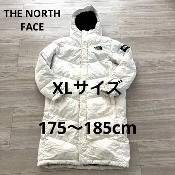 THE NORTH FACE 화이트 롱 다운 자켓 XL 사이즈