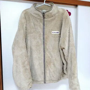 JAVA 베이지 플리스 자켓 M 사이즈