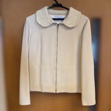 PAUL & JOE 크림색 캐시미어 자켓 프랑스제