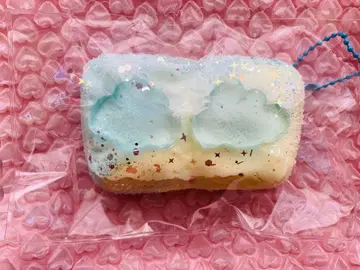 해외 스퀴즈 클리어 구름 순수 진흙 쪼물쪼물