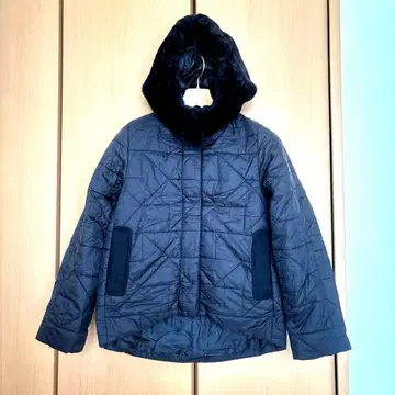 Gabardine K.T 후드 부착 숏 아우터