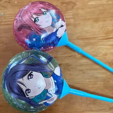 러브 라이브 선샤인 스틱 벌룬 Aqours 마츠우라 카난 쿠로사와 루비