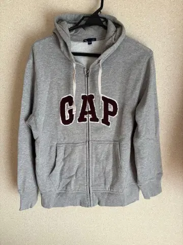 GAP 그레이 풀 집업 후드티 L 사이즈