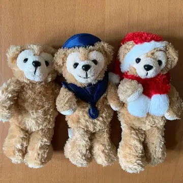 더피 초기 화이트 택 인형 배지 크리스마스 세일러 3종 세트