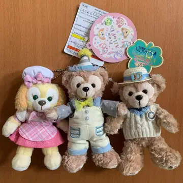 쿠키앤 더피 인형 배지 도쿄디즈니씨 3종 세트