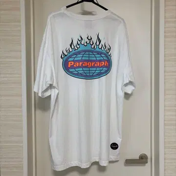 패러그래프 T셔츠 화이트